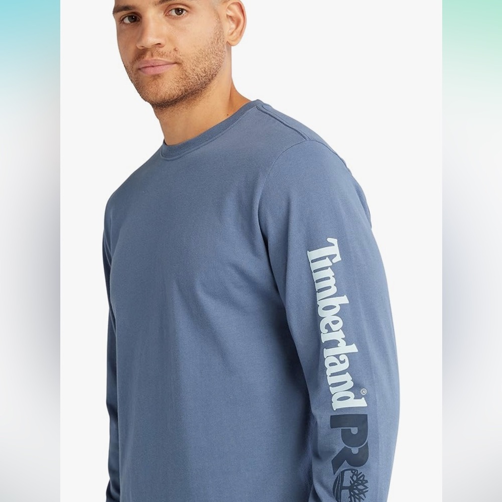 Timberland pro core logo long sleeve shirt men’s large